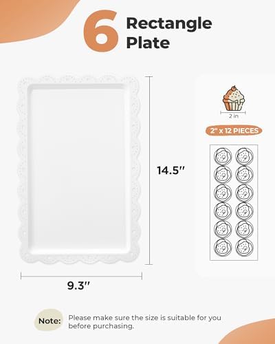 Kootek 10pcs Cupcake Stand Dessert Table Display Set Serving Tray for