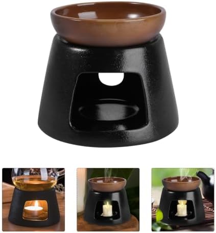 Ceramic Tea Stove Warmer for Teapots with Tealight Candle Stand