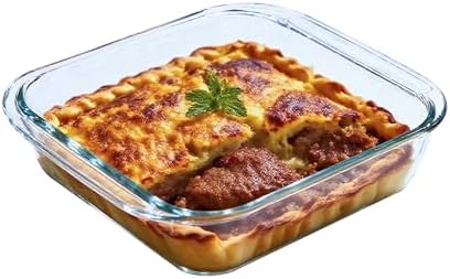 Glass Baking Dish - 1.9qt Square 8x8 Baking Pan - Glass Baking Dishes