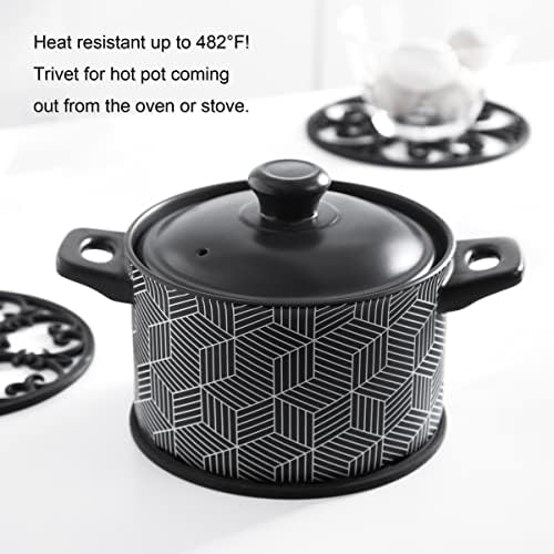 Silicone Trivet Mat - Hot Pot Holder Hot Pads for Table & Countertop