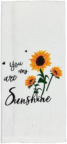 Sunflower Kitchen Tapestry Set w/You are My Sunshine Design, Includes