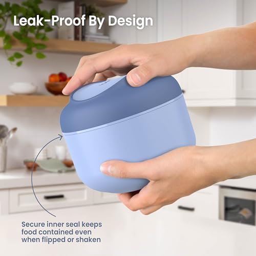 Bentgo Insulated Food Jar, 21.2 oz, Snack Compartment, Retractable