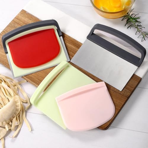 Dough Cutter Scraper with Scale Stainless Steel Multifunctional for