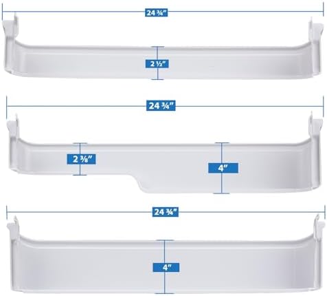 240338001 (TOP) 240337901 (MIDDLE) and 240338101 (BOTTOM) Door Shelf