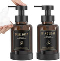 Luxspire Foaming Soap Dispenser, Amber, 2 Pack