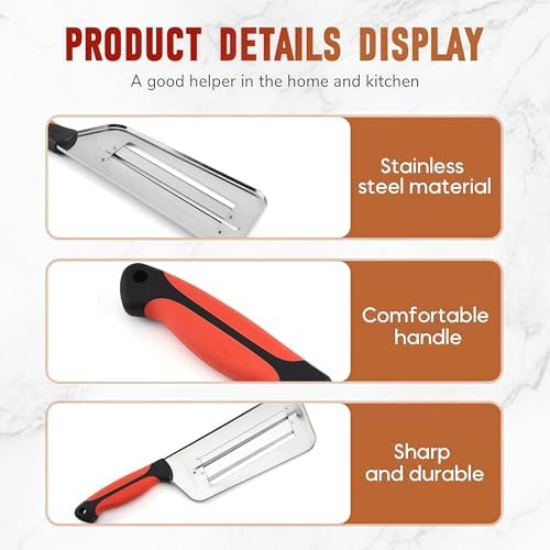 Stainless Steel Dual Blade Julienne Cutter, Vegetable Cutter