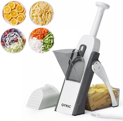 QYKIC Mandoline Slicer, Gray