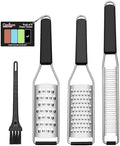 Cambom Lemon Zester Grater Three-piece Suit - Heavy Duty Kitchen Tool