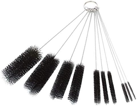 Long Straw Brush, Nylon Pipe Tube Cleaner 8.2-ihch 10 Different