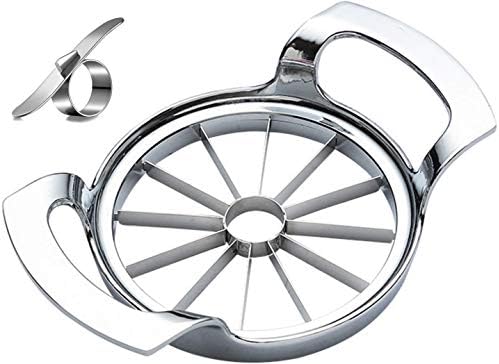 Extra Large Ultra Sharp Stainless Steel Apple Slicer 12 Slices - Easy