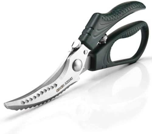 Poultry Shears Heavy Duty, Kitchen Shears with Anti-Slip Handle &
