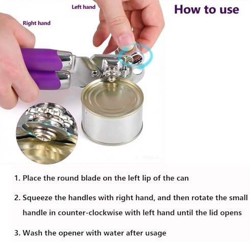 Left handed Can Opener & Bottler Openers, Left hand Kitchen Tools