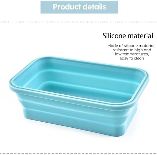 Collapsible Bowls, 3 Pcs Silicone Collapsible Storage Containers Sets