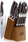 HOSHANHO 12PCS Knife Set with Block