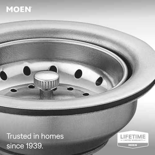Moen Kitchen Sink Strainer Basket, Stainless Steel