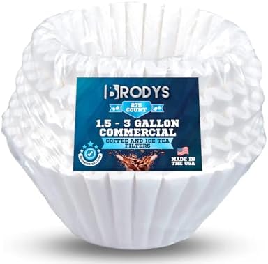 Extra Large Coffee Filters Compatible with Bunn 1.5 to 3 Gallon