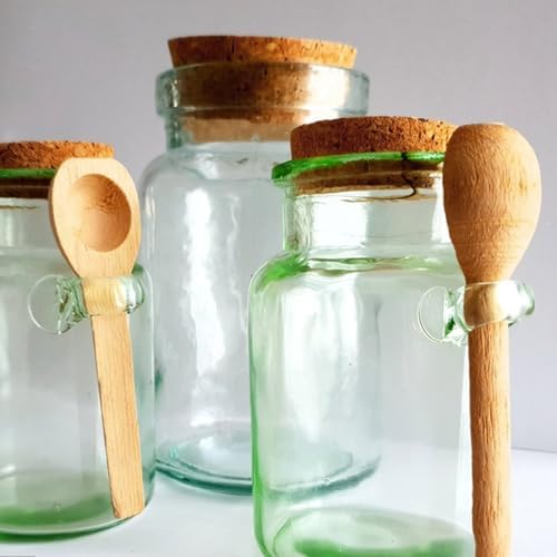 2pcs Cork Bottle Stoppers for Wine Bottles, Glass Plug Set