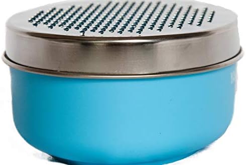 YAKCAM Cheese Grater with Container Bowl, 4-Pc