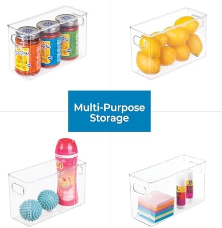 iDesign Slim Storage Bin, Tall Narrow