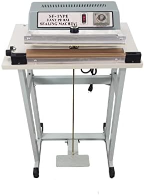 INTBUYING 110V Foot-pedal Sealing Machine, 3mm/0.6mm Width