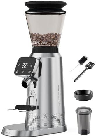 Tuni G2 Conical Burr Coffee Grinder, 70 Settings, Stainless Steel