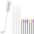 37 Pcs Hummingbird Feeder Cleaning Brush, 3 Size, White