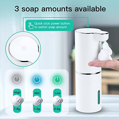 LAOPAO Soap Dispenser, Automatic Foaming Hand Soap Dispenser Touchless