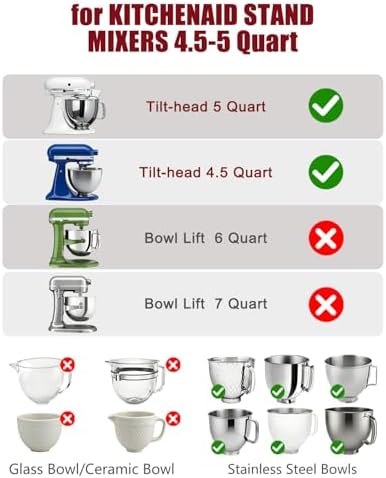 Collapsible Thickened Silicone Kitchen Aid Bowl Liners,Food Grade