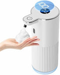 Automatic Soap Dispenser with LED (Battery% & Foam Level), 7000 Uses
