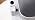 MUEE Automatic Bagging Bathroom Trash Can, 3.5 Gal, White