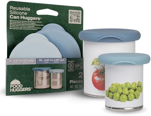 Food Huggers Silicone Can Covers, Set of 2