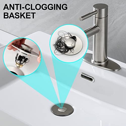 Universal Bathroom Sink Stopper - Bounce Wash Basin Drain Filter