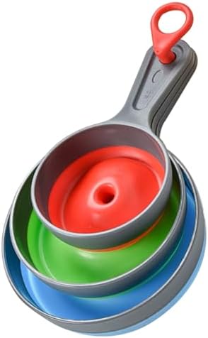 Beaupretty Foldable Wide Mouth Plastic Funnel Set Food-Grade Liquid