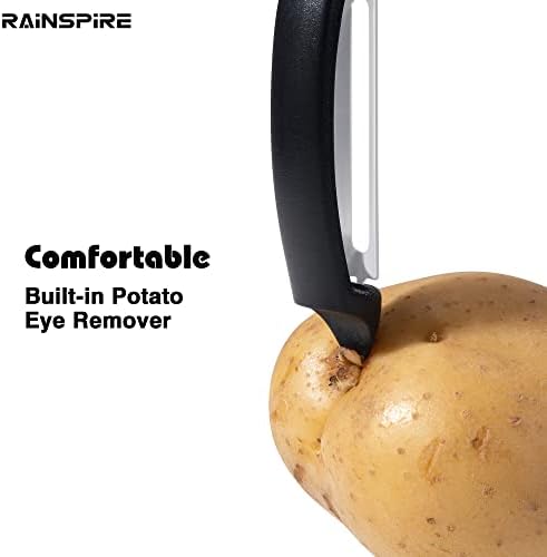 Rainspire 3-Piece Peeler Set, Premium Swivel Vegetable Peeler, Kitchen