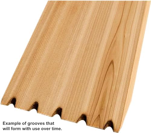 Grill Dog Cedar Hog BBQ Grill Brush Scraper, Full Size