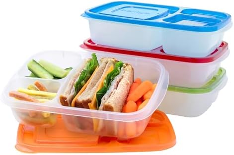 Bentgo Easyboxes - Original Stackable Lunch Boxes - Reusable