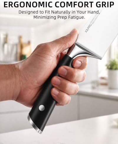 KnifeSaga 15-Piece Knife Block Set with Sharpener