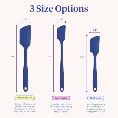 GIR Silicone Seamless Spoonula, Navy Blue