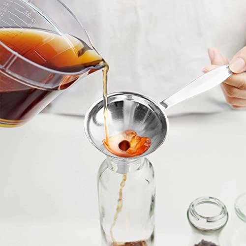 Small Funnels for Filling Bottles, 3 Pcs Stainless Steel Kitchen