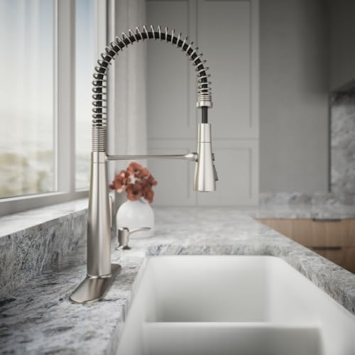 KOHLER K-R22745-SD-VS Kitchen Faucet, Vibrant Stainless
