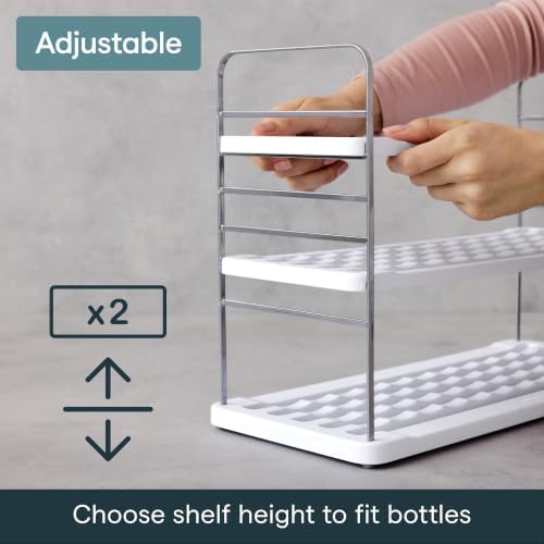 YouCopia UpSpace 12 Water Bottle Organizer, Adjustable Tumbler Cabinet