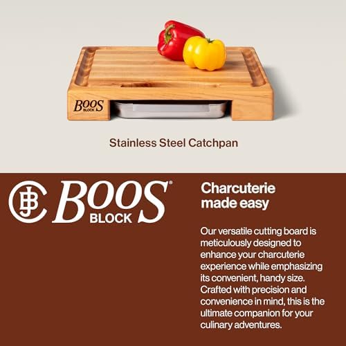 John Boos Block Maple Reversible Cutting Board, 15 x 14 Inches