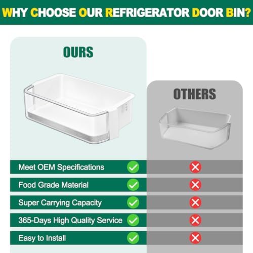 DA97-13805A Refrigerator Door Bin Shelf Replacement, Compatible with