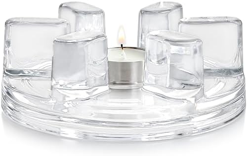 Teabloom Petals Tea Warmer – Elegant Glass Teapot Warmer with Tealight