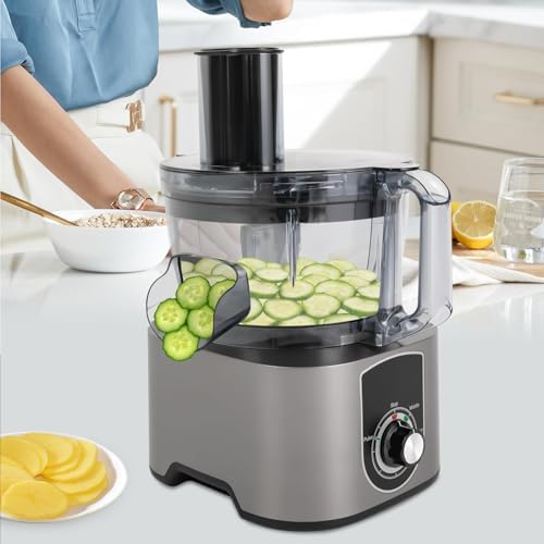 Professional Electric Vegetable Dicer, Large Capacity, 3 Blades