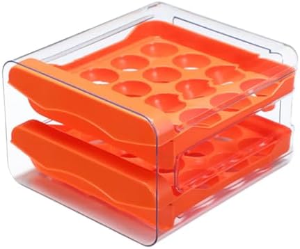 Egg Storage Case Refrigerator Egg Organizer Box Holder Tray Auto