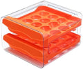 Egg Storage Case Refrigerator Egg Organizer Box Holder Tray Auto