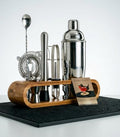 Cocktail Shaker Set Bar Bartending Tool Set with Stand | Includes