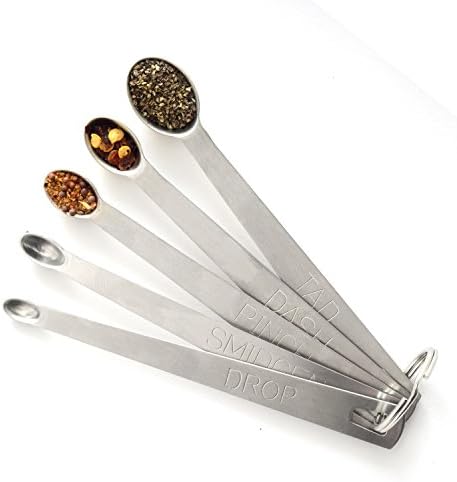 Norpro Mini Stainless Steel Measuring Spoons, Set of 5