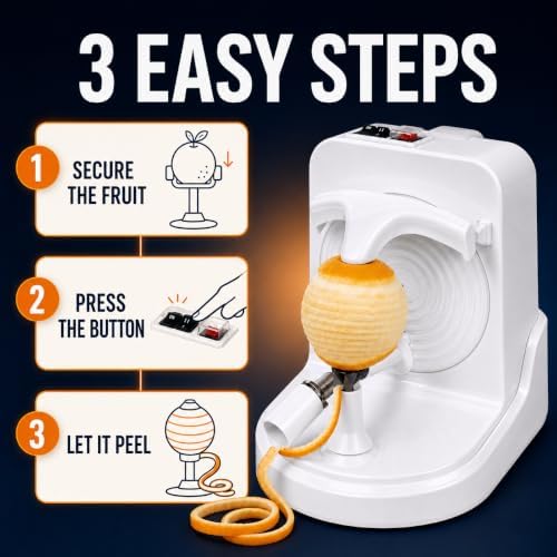 Electric Fruit & Vegetable Peeler, Automatic Countertop Machine